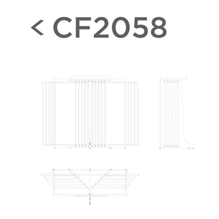 Ceramic tile exhibition rack flip page-CF2058