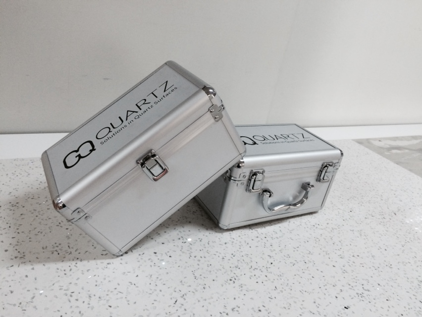 Beautiful and Convenient Stone sample Aluminium Suitcase