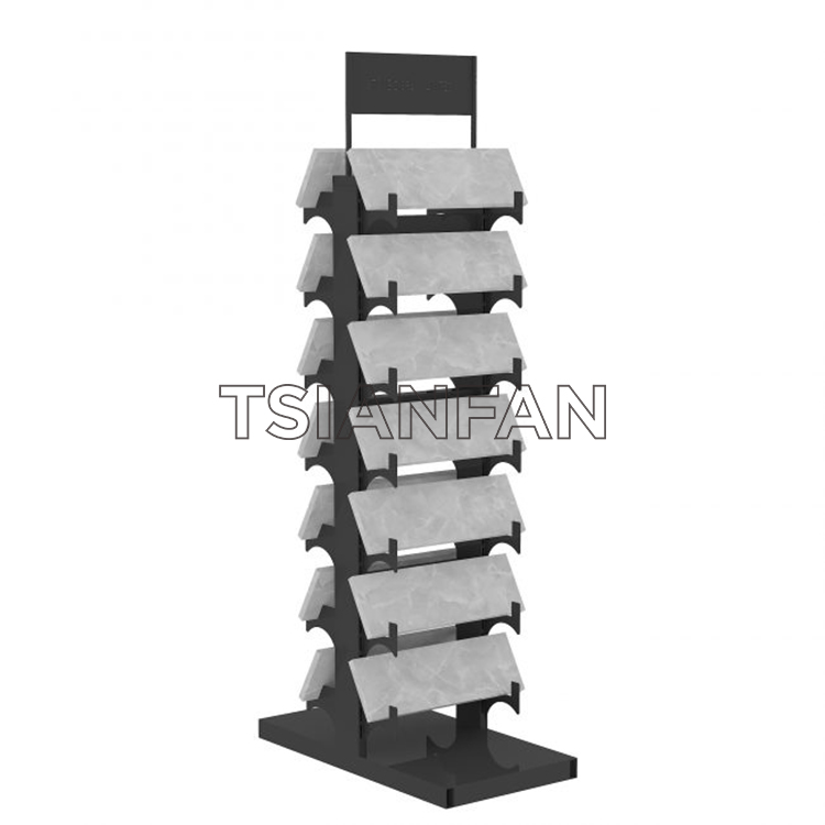 Stone Display Rack,Quartz Sample Display Stand services-SRL345