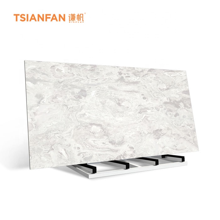 Marble Cheap large size Granite slab stone display rack Trolley Stone Tile Glass Slab display rack