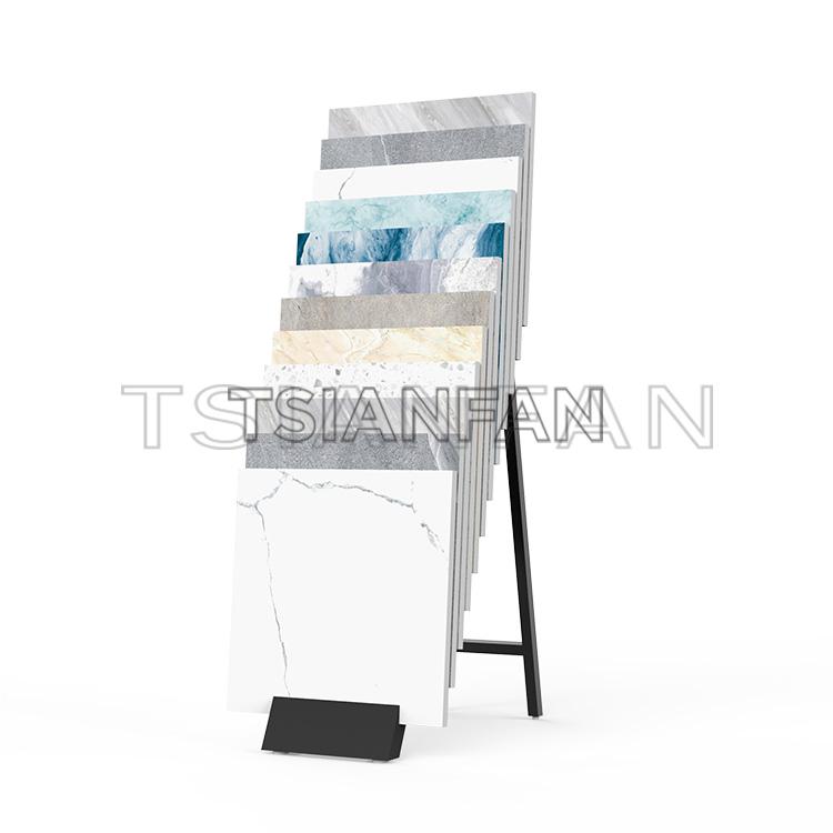 Customize Waterfall Stone Sample floor showroom design Display Stand -SG1022
