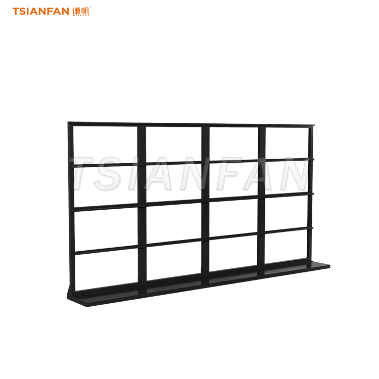 Large panel display stand floor support double-sided display design -SRL006