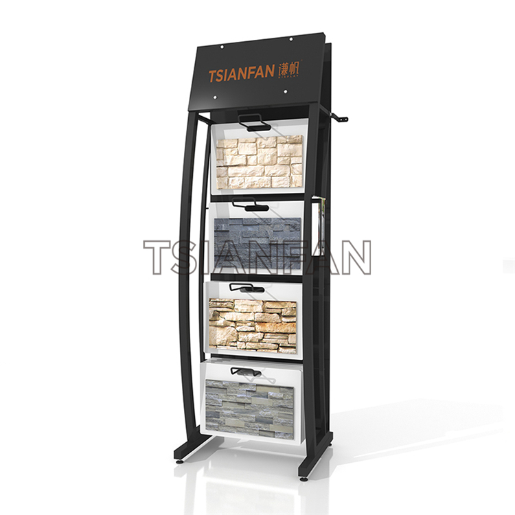 New Product Stone Tile Natural Stone Display Rack For Culture Stone-SW108