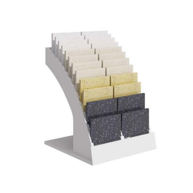 Marble and granite table display rack factory