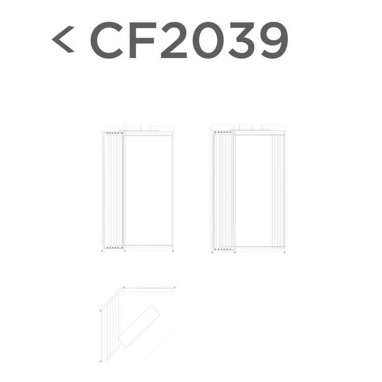 Customized Showroom Standing Tile Display Rack-CF2039