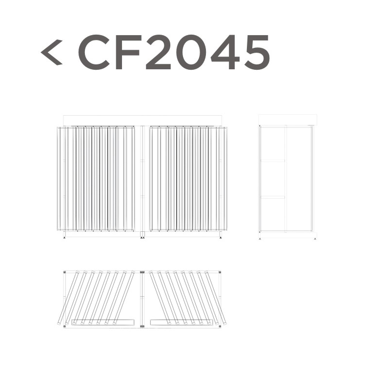 Process Customized Flip Page Rack-CF2045