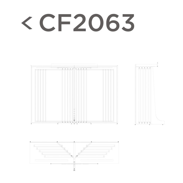 Ceramic Flip display frame tile sample-CF2063