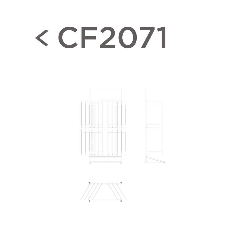 wing ceramic tile display stands for tiles-CF2071
