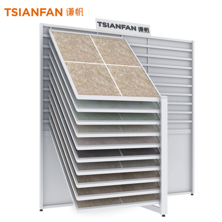 Horizontal Side Sliding Ceramic Tile Display Holder For Showroom-CX2015