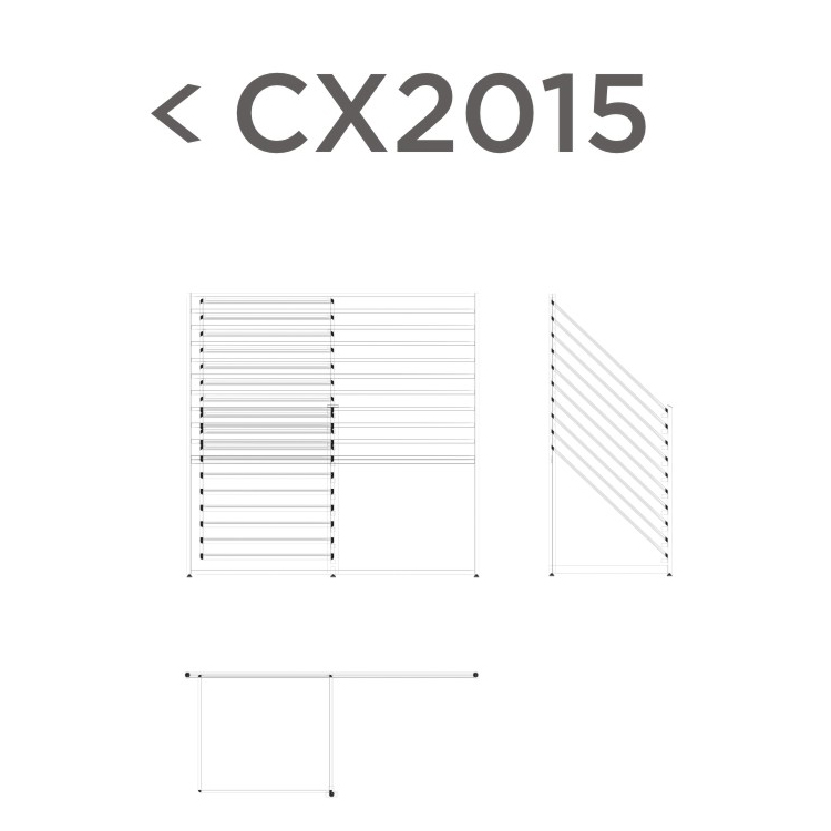 Horizontal Side Sliding Ceramic Tile Display Holder For Showroom-CX2015