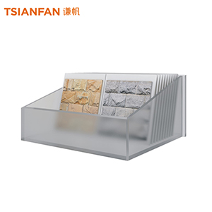 Customized Design Standing Countertop Stone Display Rack-E2143