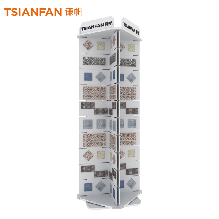 Wholesale Custom Floor Shelf Mosaic Tiles Display Rack-MM2002