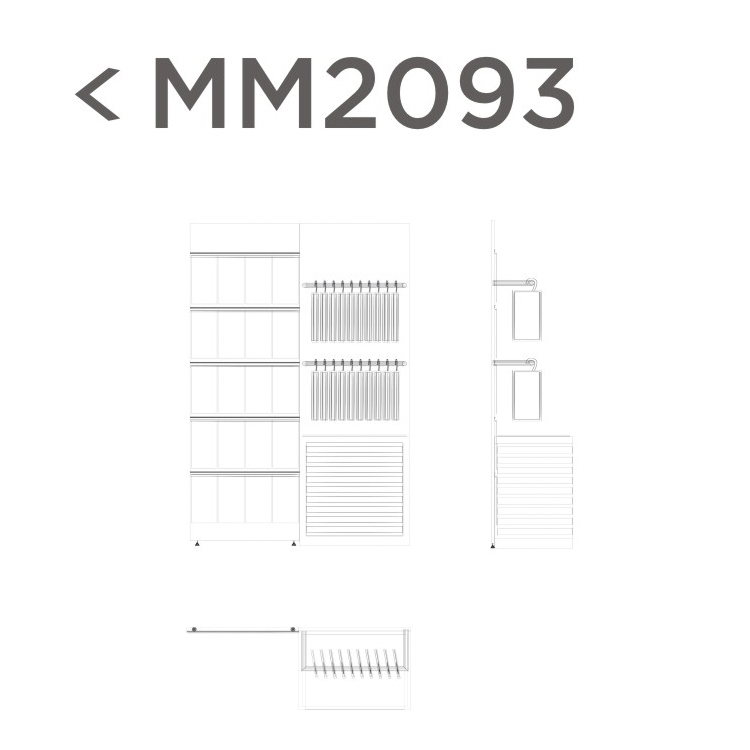 hookdisplay racks for mosaic samples-MM2093