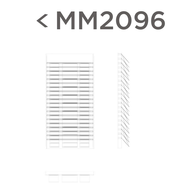 Mosaic Board Sample Promotion Display Rack-MM2096
