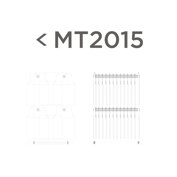 New Design Countertop Quartz Metal Display Stands-MT2021