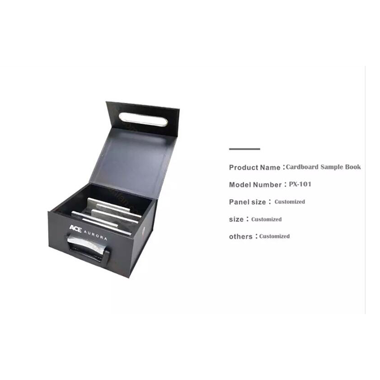 Stone Sample Box with Handle