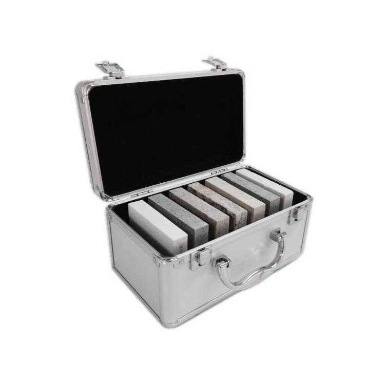 Beautiful and Convenient Stone sample Aluminium Suitcase