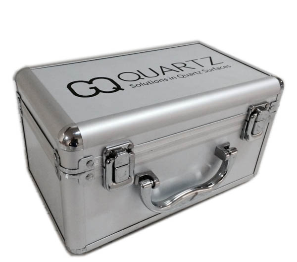 Beautiful and Convenient Stone sample Aluminium Suitcase