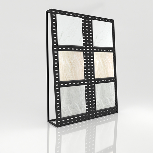 Big hole plate ceramic tile display rack