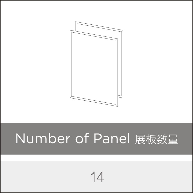 simple and elegant  tabletop display rack services-SJ3035