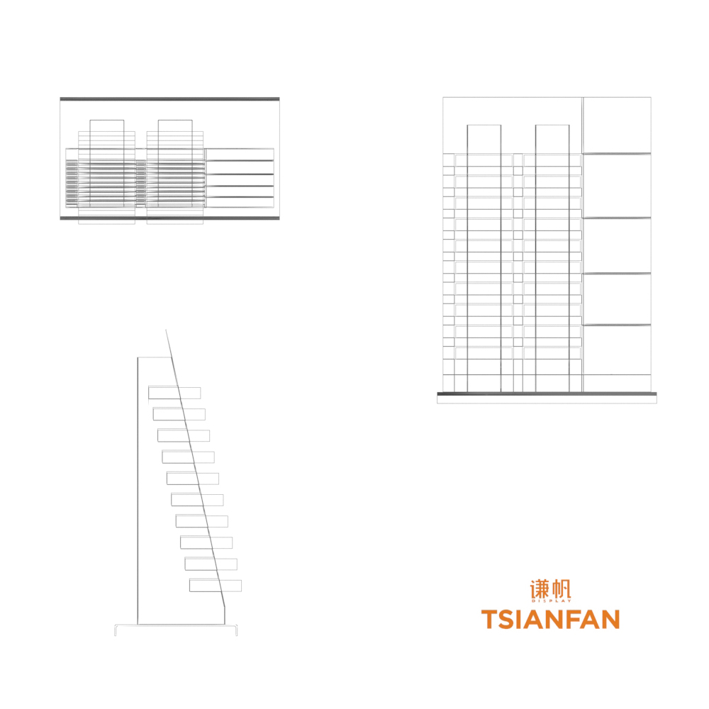 石英石台面展示架