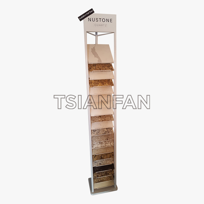 Portable Quartz stone sample display rack SRL004