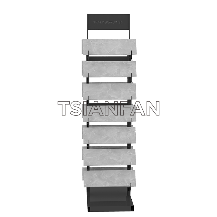 Stone Display Rack,Quartz Sample Display Stand services-SRL345