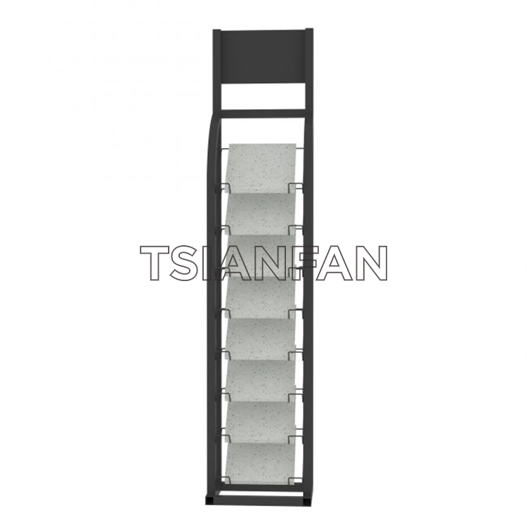 Waterfall Tile Display Rack Marble Stone Display Rack-SRL565