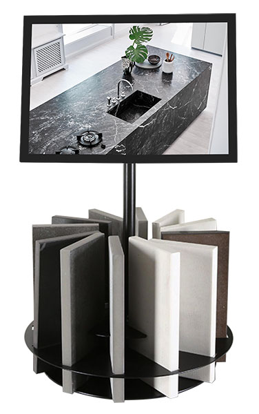 Quartz Stone Display Stand Table Frame For Showroom Online Buy SRT759