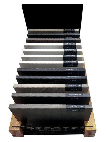 Stone Quartz  Countertop Display Rack For Quartz Stone Wholesale Store SRT260