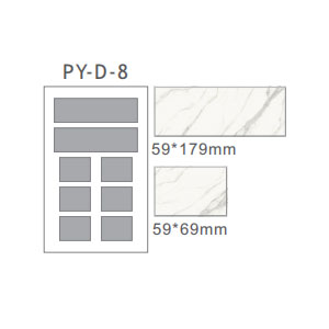 Cheap Eva Plastic Stone Sample Book From Chinese PY-D-8