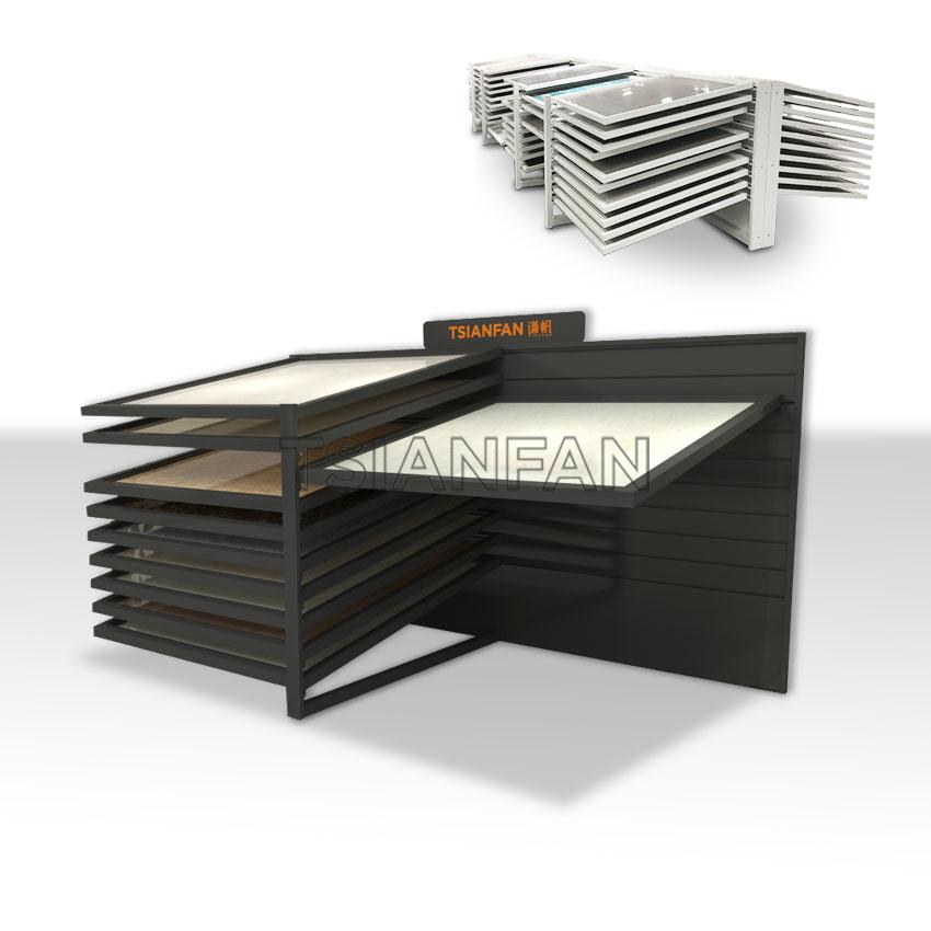 Tile Showroom exhibition Reclining Display Rack