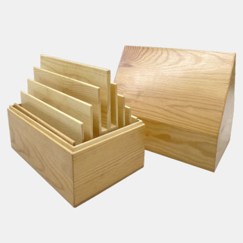 Solid wood Tile Sample Display Box Cheap Online Shopping