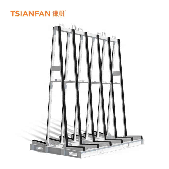 Marble Cheap large size Granite slab stone display rack Trolley Stone Tile Glass Slab display rack