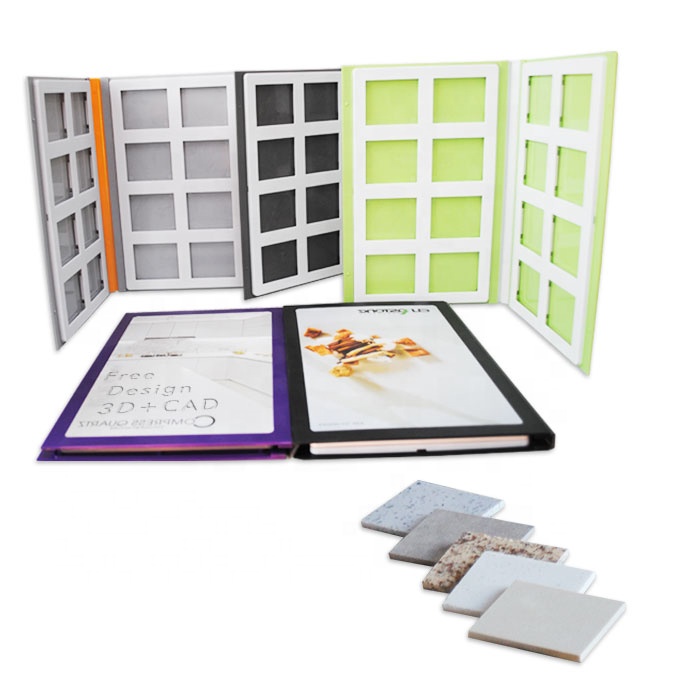Mosaic Tile Stone Sample Display Book Folder Customize Folder booklet