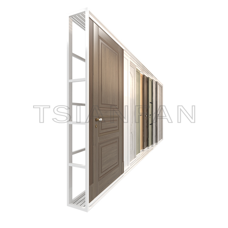 High Quality Customized horizontal sliding door display rack  push pull rack KK005