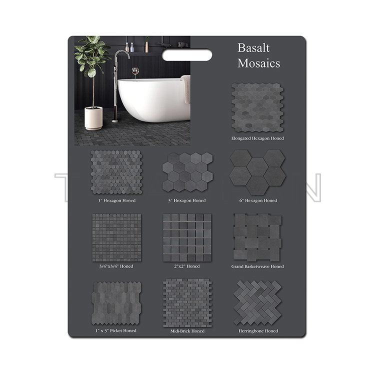 Factory Wholesale Mosaic stone sample mdf Display  board PF005-6