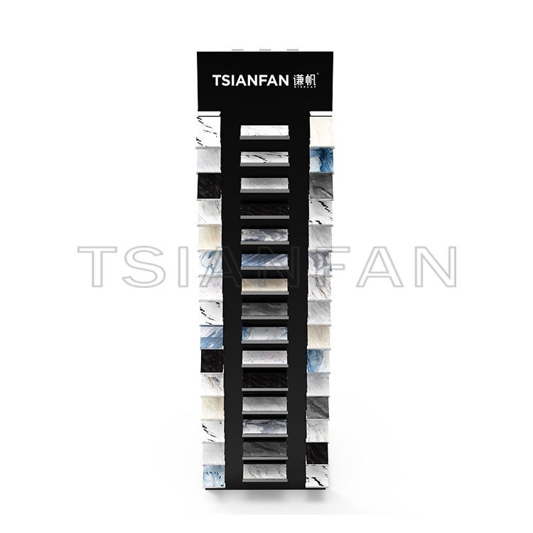 The new design marble ceramic tile floor display shelf SRL134