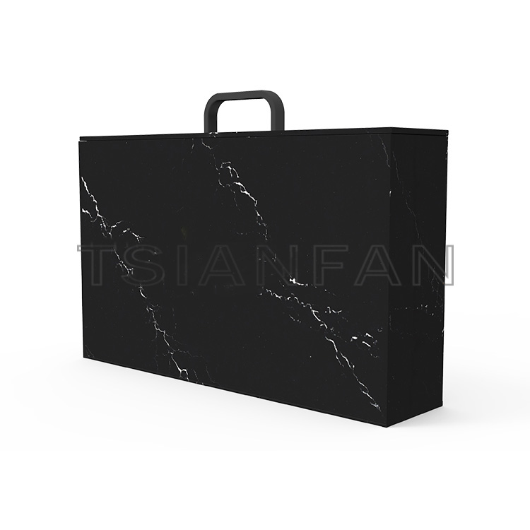 Custom granite marble can be carried table display box-PB017