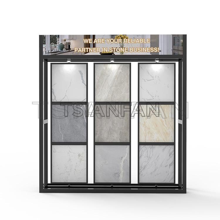 Custom Quartz Stone Marble Stone Sample Display Rack-SG006