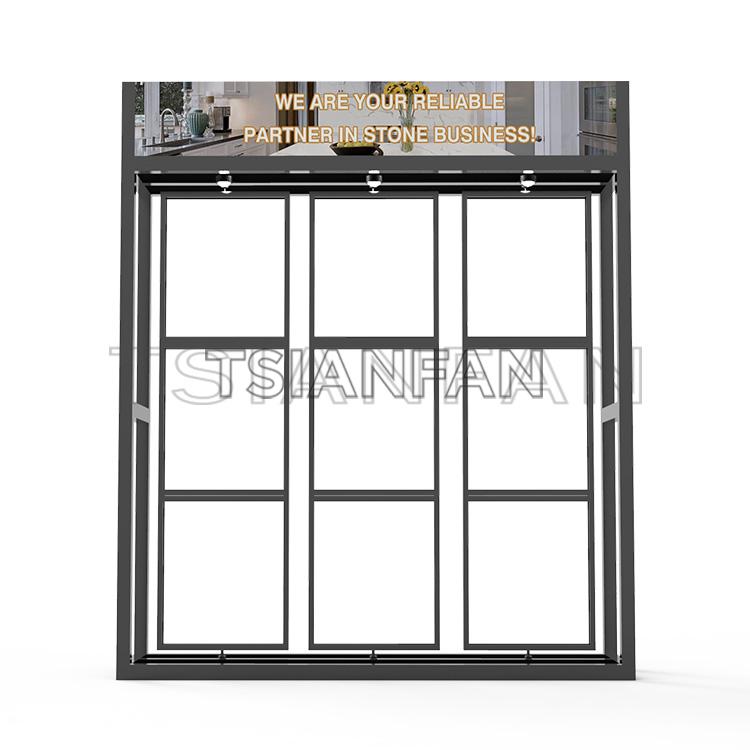 Custom Quartz Stone Marble Stone Sample Display Rack-SG006