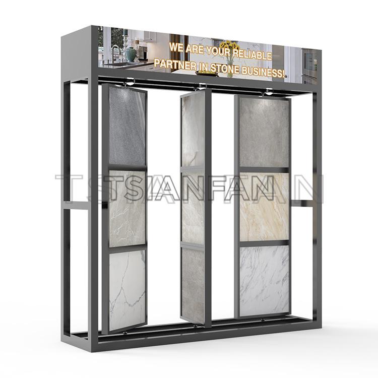 Custom Quartz Stone Marble Stone Sample Display Rack-SG006