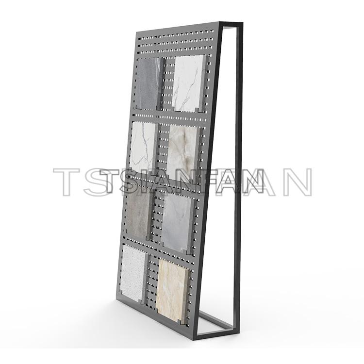 Custom Quartz Sample Metal Floor Display Stand -SG104