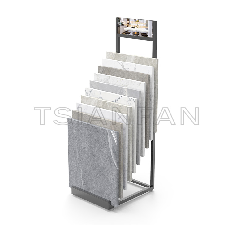 Quartz Marble Sample Waterfall Display Stand SG801