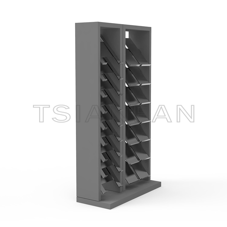 Metal Quartz Stone Floor-to-ceiling Waterfall Display Stand SG806