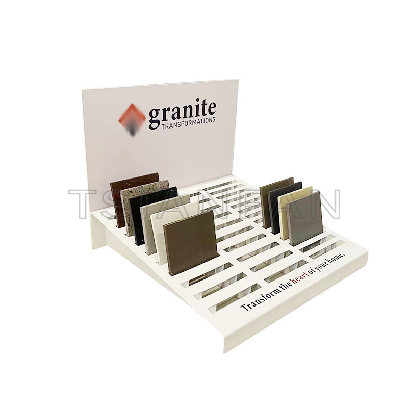 ceramic tile mosaic tile small stone tile table top displays steel rack