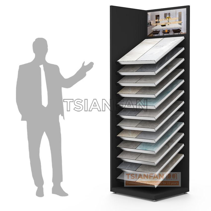 Showroom Quartz Tile Sample Waterfall Display Stand -SG1020