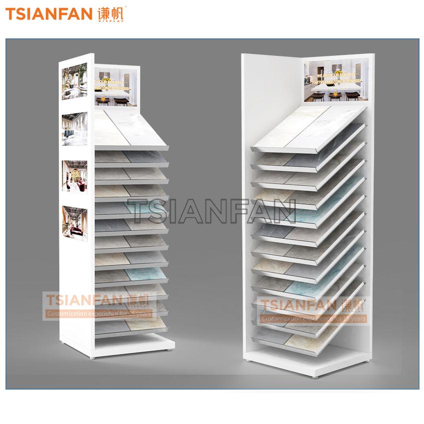 Showroom Quartz Tile Sample Waterfall Display Stand -SG1020