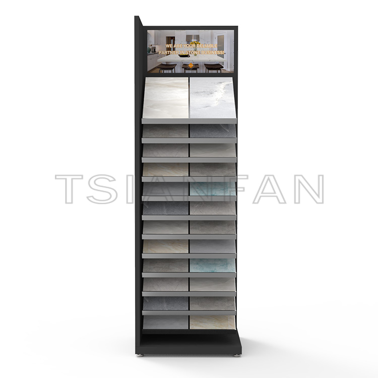 Showroom Quartz Tile Sample Waterfall Display Stand -SG1020