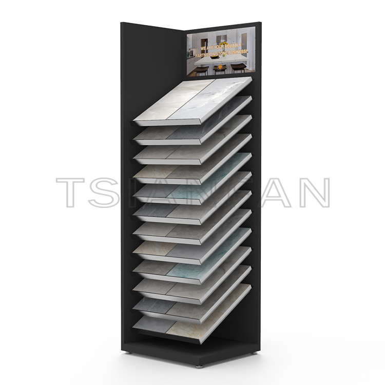 Showroom Quartz Tile Sample Waterfall Display Stand -SG1020